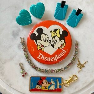 Vintage Disney, Y2K, 80s Earrings Jewelry Lot